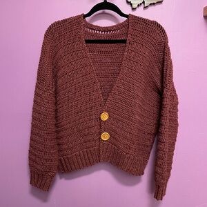 Handmade Cardigan Crochet Size L/XL - NEW
